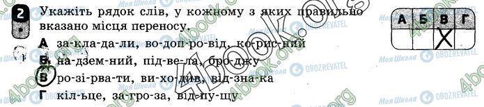 ГДЗ Українська мова 10 клас сторінка Вар.2 (2)